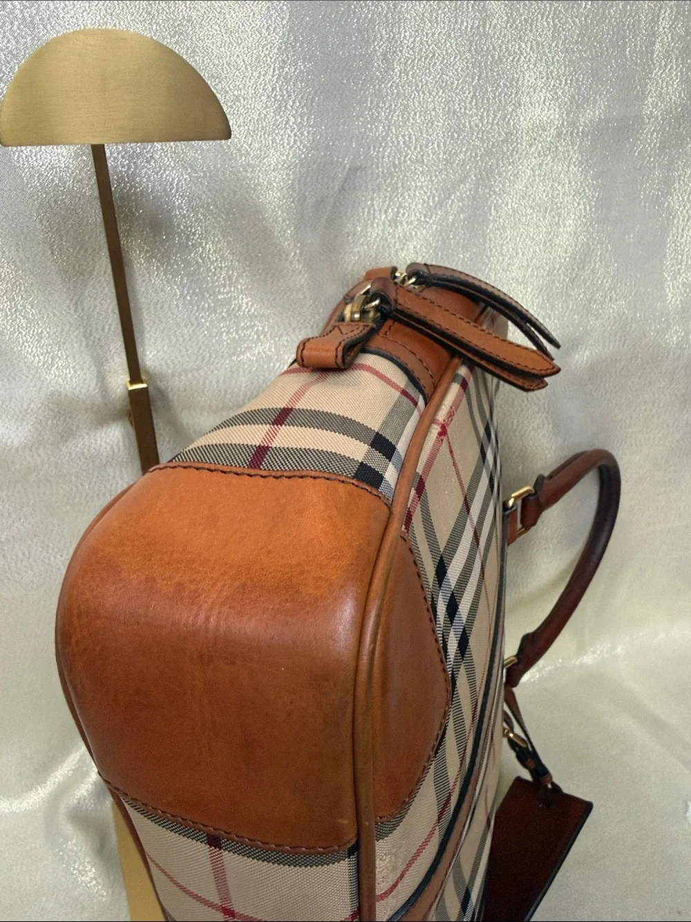 Burberry Messenger Haymarket Checked Business Computer Bag